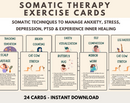somatic therapy exercise cards