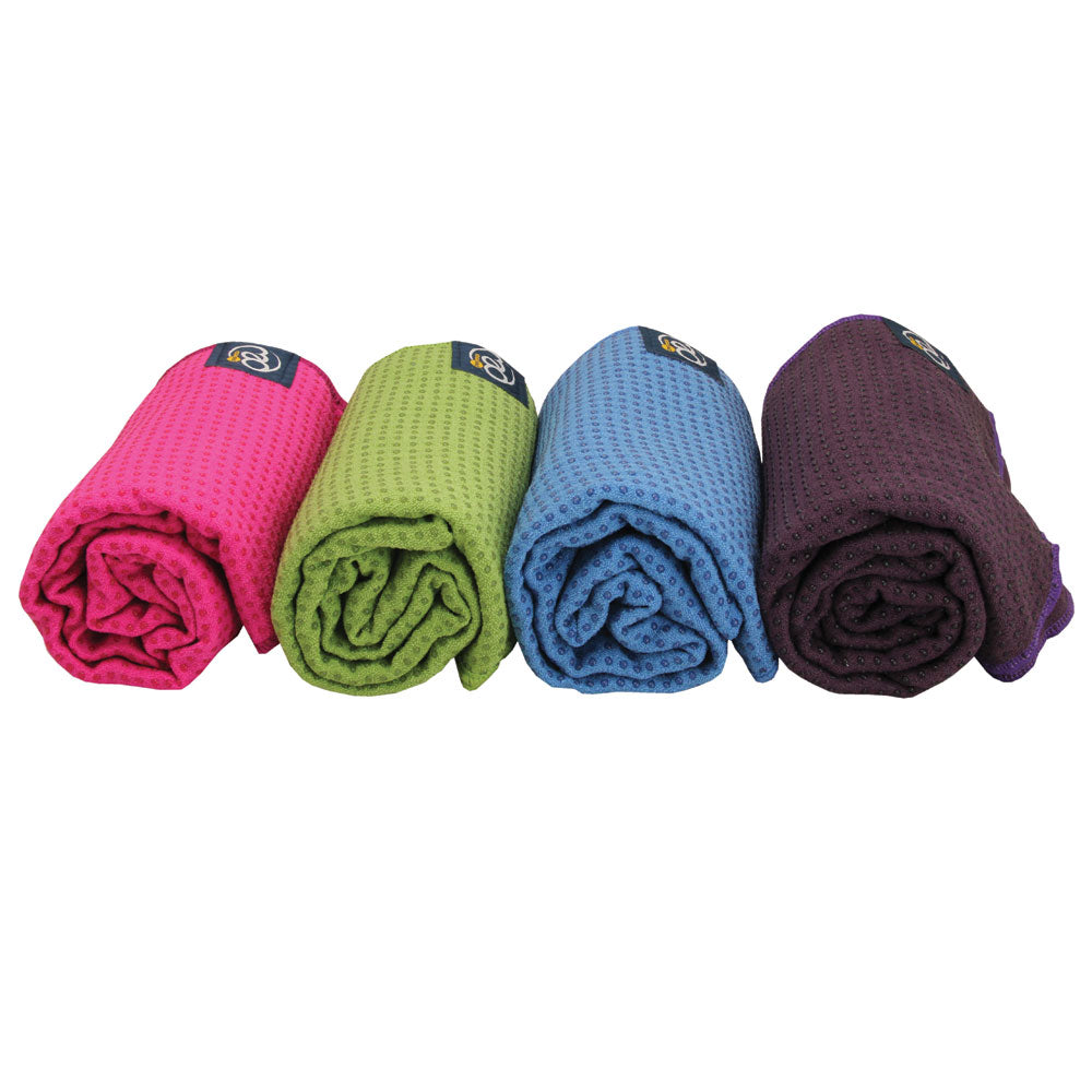 Anti slip and excellent Grip Yoga Towels by Yoga Mad
