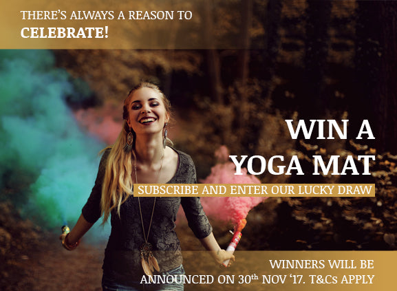 Win a Yoga Mat- Enter our competition & get LUCKY