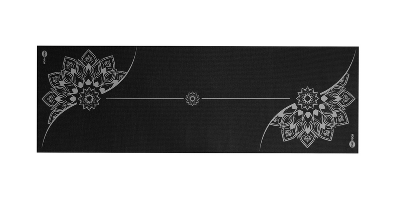 Grip - Anti-slip Mandala Alignment Yoga Mat - Knee and Joint Support Yoga Mat