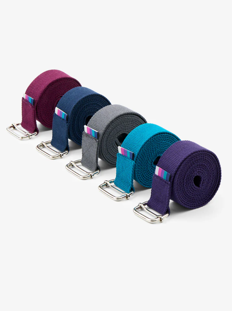 Yogamatters Organic Cotton Wide Yoga Belt- Square Buckle