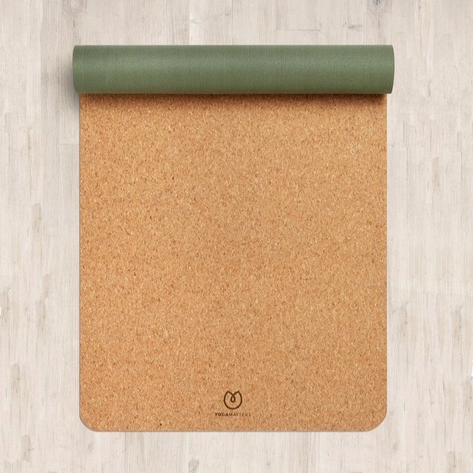 Anti-slip Grip Yoga Mat - Eco-friendly Cork Yoga Mat- Natural Yoga Mat