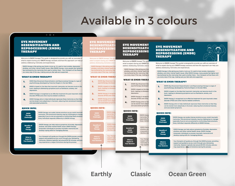 Emdr Brochure.pdf EMDR Training Resources | For Therapists, Clinics, Mental Health Print