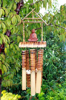 Bamboo Wind Chimes- 6 Tubes