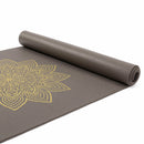 183cm Premier Yoga Mat with Golden Mandala Print 
