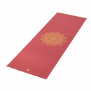 183cm Premier Yoga Mat with Golden Mandala Print 