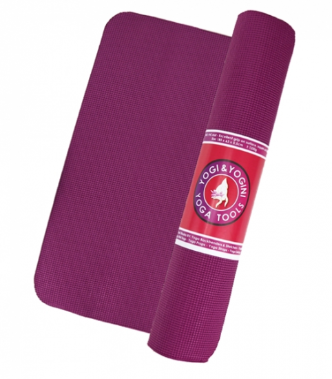 Premium STICKY YOGA MATS (Aubergine) - Divine Yoga Shop