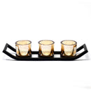 Tealight Candle Holder- 3 Cups Ledge - Divine Yoga Shop