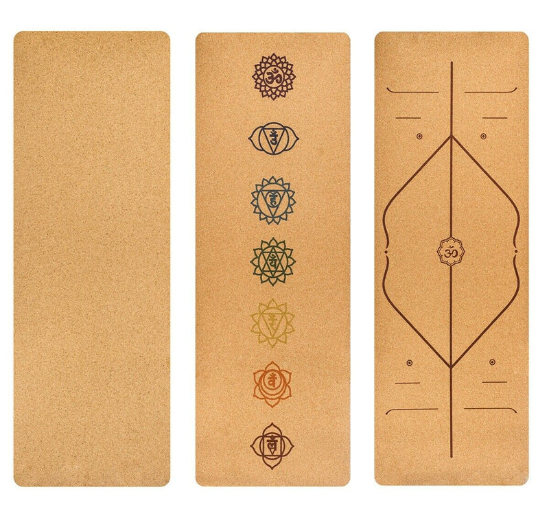 Eco-friendly Cork Yoga Mat- Natural Material & Anti Skid - Divine Yoga Shop