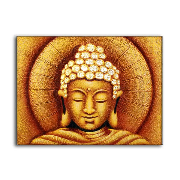 Meditating Buddha - Oil Painting - Divine Yoga Shop