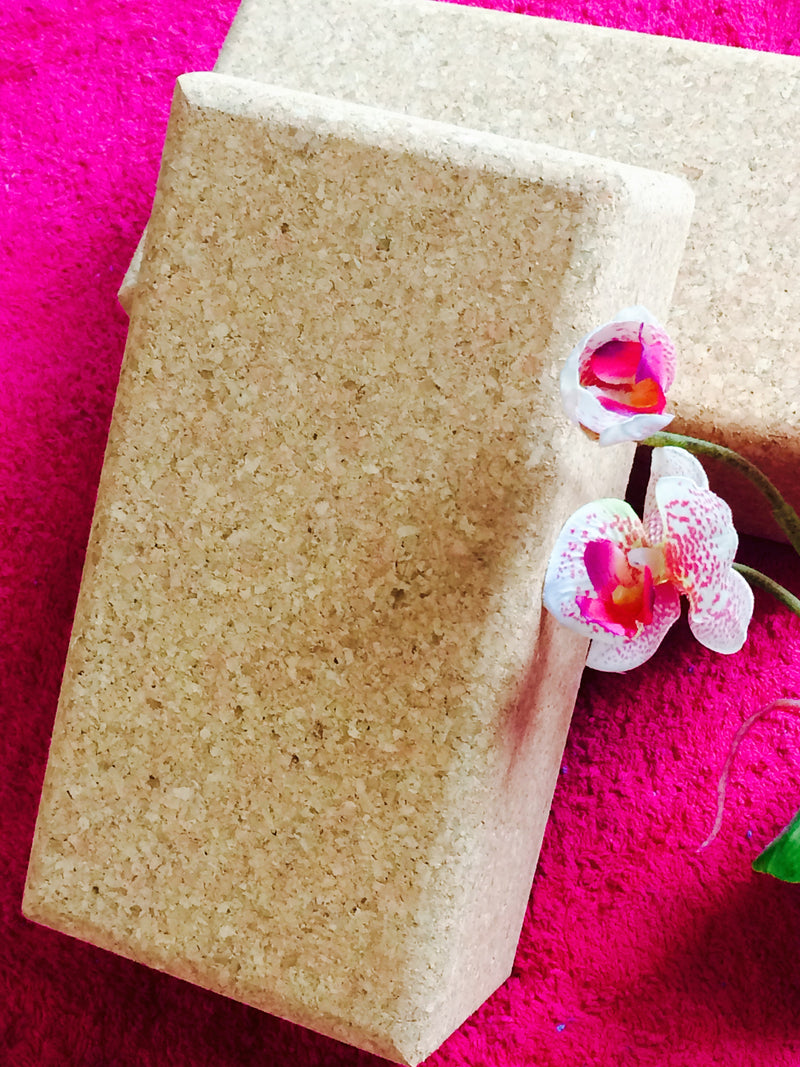 Cork Yoga Block- Light weight & Eco-friendly - Divine Yoga Shop