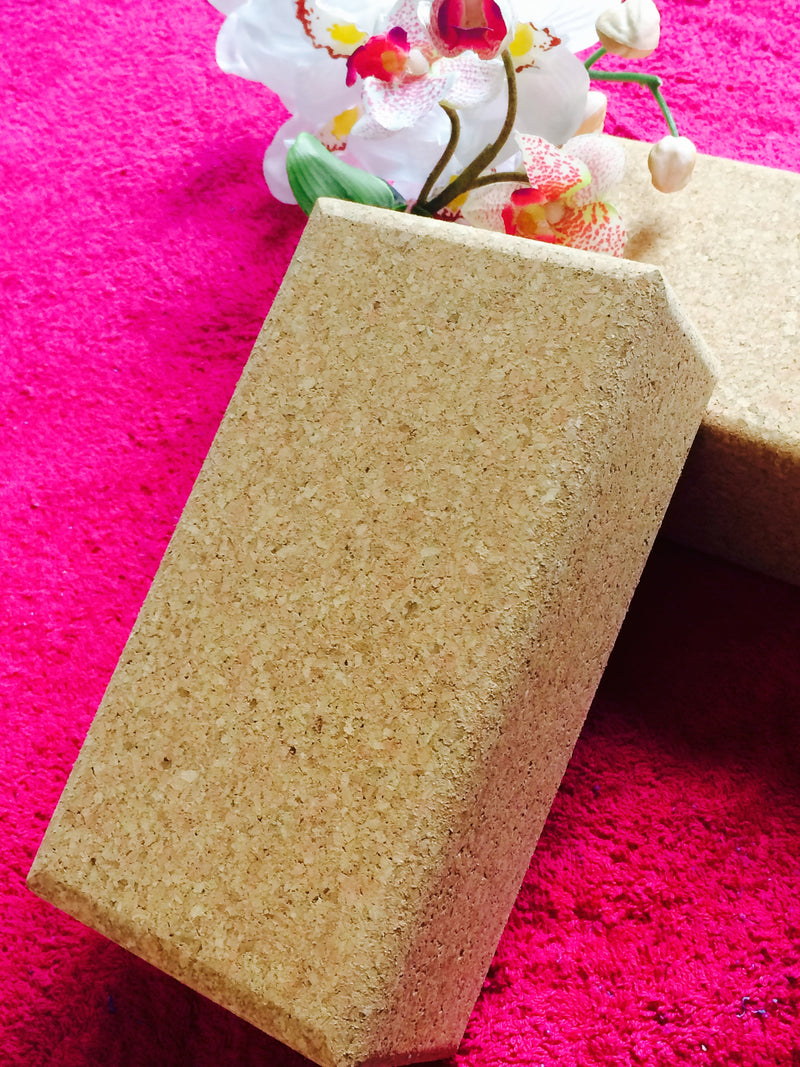 Cork Yoga Block- Light weight & Eco-friendly - Divine Yoga Shop