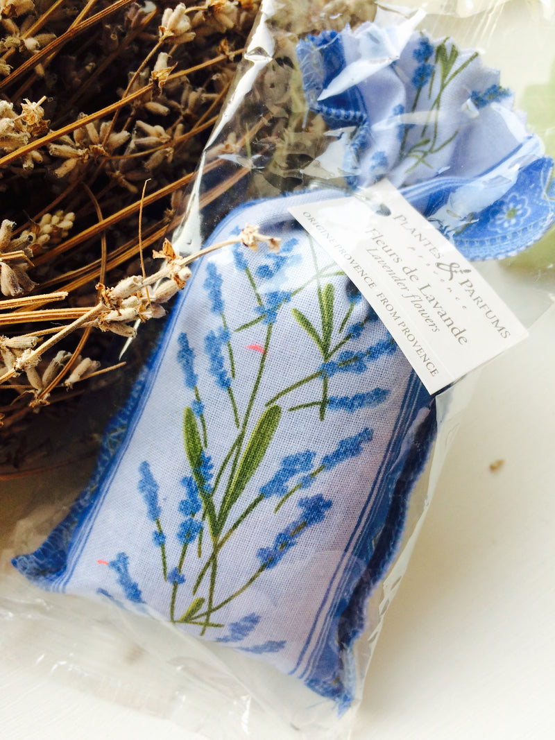 French Lavender- Authentic dried lavender flowers in colourful bags - Divine Yoga Shop