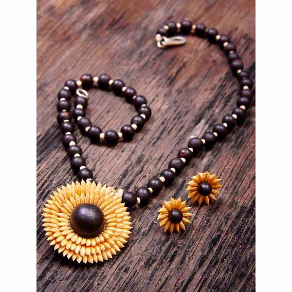 Eco-friendly Jewellery- Necklace Set (Starry Eyed) - Divine Yoga Shop