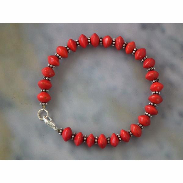 Fiery Red Bracelet Set - Divine Yoga Shop