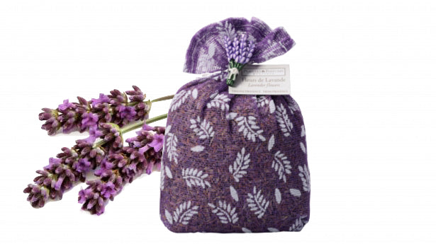 Lavender Bag filled with authentic dried Lavender flowers 50 grams - Divine Yoga Shop