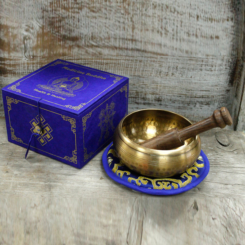 Medicine Buddha Singing Bowl Set 10cm