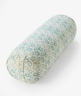 Organic Cotton & Buckwheat Bolster- Daisy Print