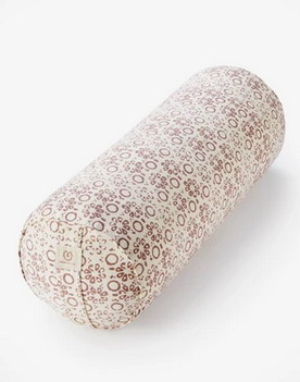 Organic Cotton & Buckwheat Bolster- Daisy Print