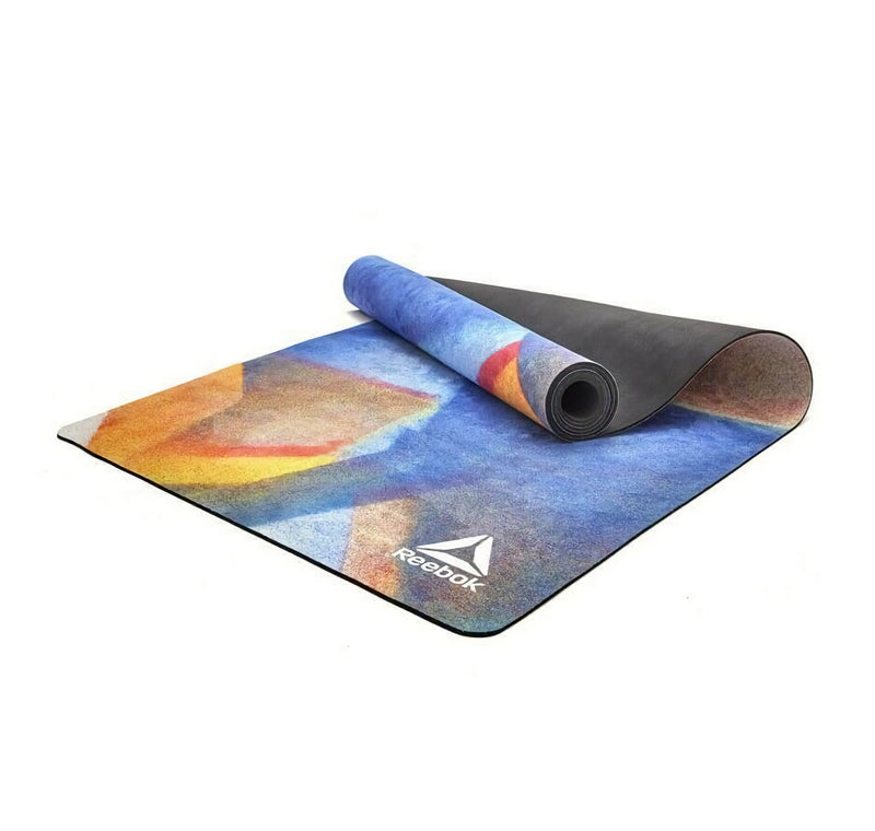 Reebok Natural Tree Rubber Yoga Mat Exercise Gym Eco Friendly Microfibre Surface