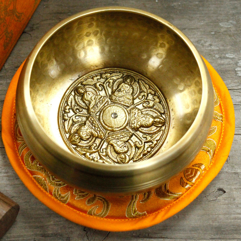 Five Buddha Tibetan Singing Bowl Set - For Relaxation and Healing