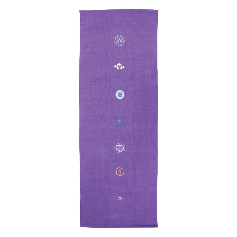 Cotton Yoga Rug - Chakra Pattern - Divine Yoga Shop