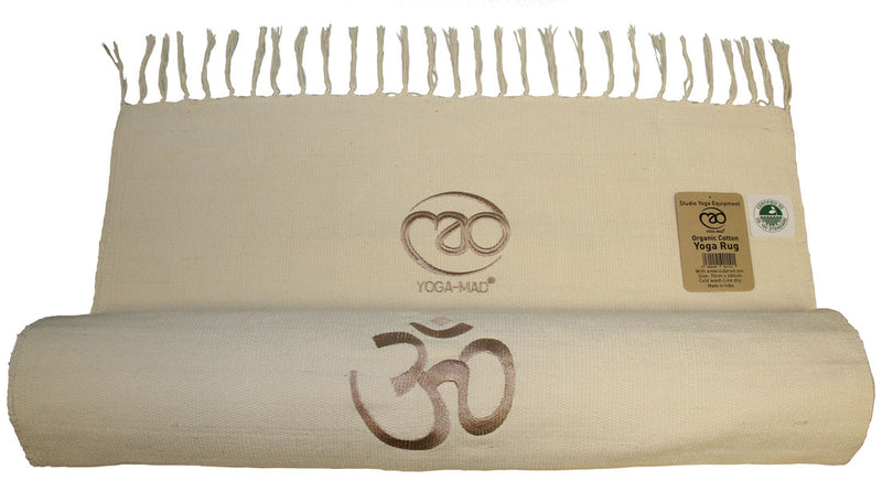 Organic Cotton Yoga Rug - Divine Yoga Shop