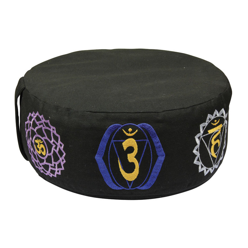 Round Patterned Zafu - Divine Yoga Shop