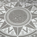 Yoga Exercise Mat Foam 6mm Non-Slip Pilates Gym Mandala Pattern With Strap