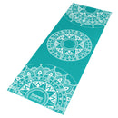 Yoga Exercise Mat Foam 6mm Non-Slip Pilates Gym Mandala Pattern With Strap