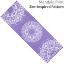 Yoga Exercise Mat Foam 6mm Non-Slip Pilates Gym Mandala Pattern With Strap