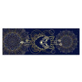 Yoga Exercise Mat Foam Non-Slip Pilates Mandala Pattern Strap With S3G6