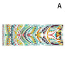 Yoga Exercise Mat Foam Non-Slip Pilates Mandala Pattern Strap With S3G6