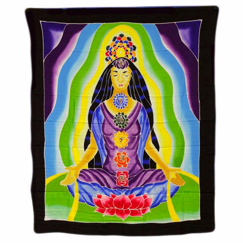 Wall Art Hanging- Meditating Goddess - Divine Yoga Shop