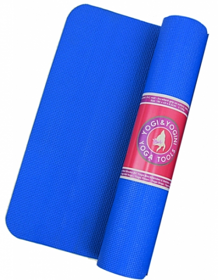 Premium STICKY YOGA MATS (Blue) - Divine Yoga Shop