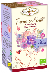 Peace on Earth 'Allow love' - Wild Rose Hibiscus - Organic - Divine Yoga Shop
