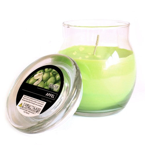 Scented Large Glass Jar Candle - Divine Yoga Shop