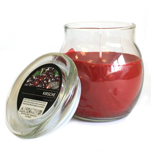 Scented Large Glass Jar Candle - Divine Yoga Shop