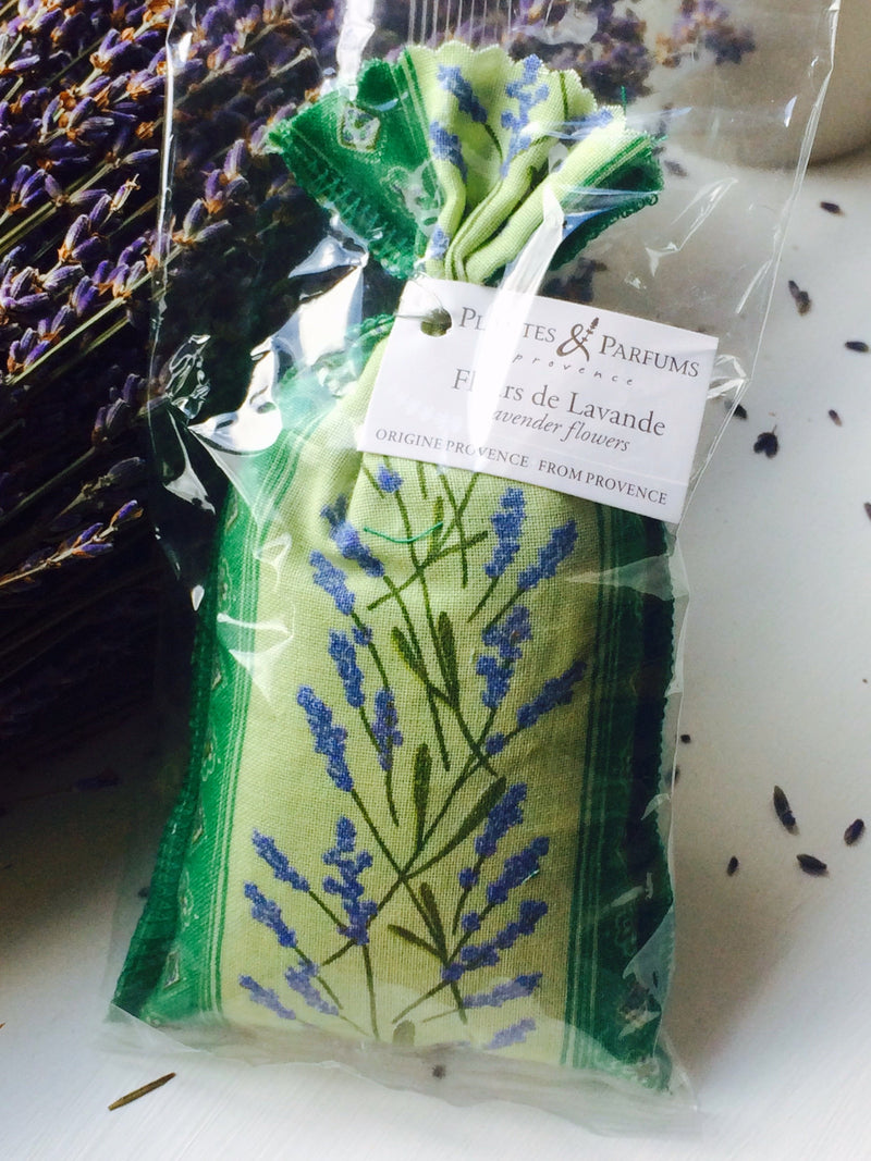 French Lavender- Authentic dried lavender flowers in colourful bags - Divine Yoga Shop