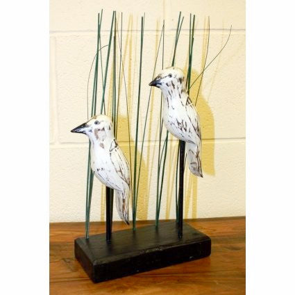 Wooden Carved Birds- Herons - Divine Yoga Shop