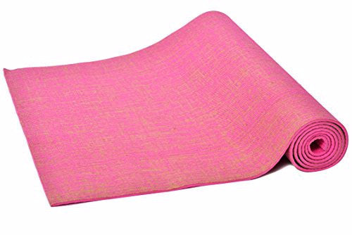 ECO-FRIENDLY YOGA MATS- MADE OF JUTE (Pink) - Divine Yoga Shop