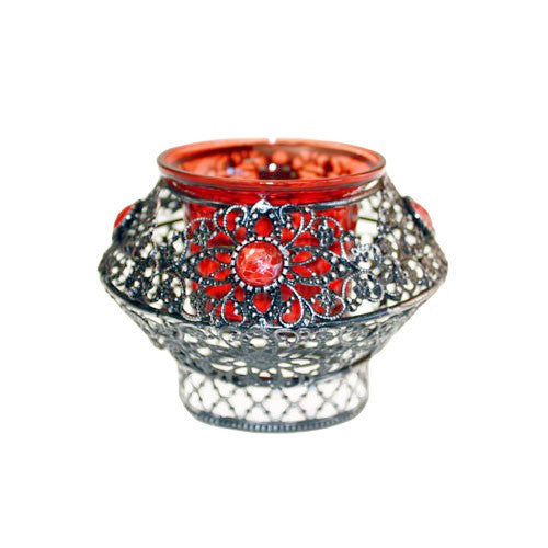Red Romance- Candle Holder - Divine Yoga Shop