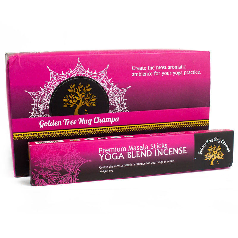 Premium Golden Tree Meditation Incense - Divine Yoga Shop