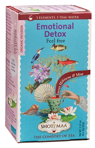 Ayurvedic Organic Tea with Sweet Hibiscus & Mint - Divine Yoga Shop