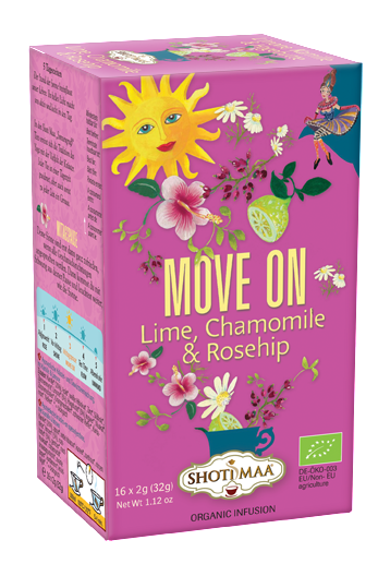 Ayurvedic Organic Tea with Lime, Chamomile & Rosehip - Divine Yoga Shop