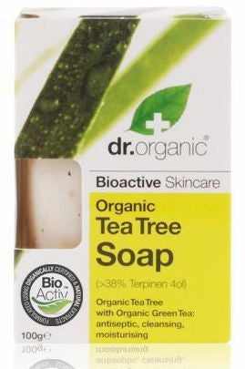 Dr Organic Tea Tree Soap - Divine Yoga Shop