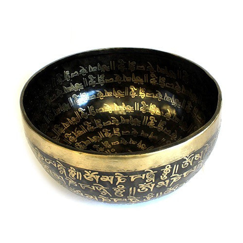 Large Tibetan Mantra Bowl - Divine Yoga Shop