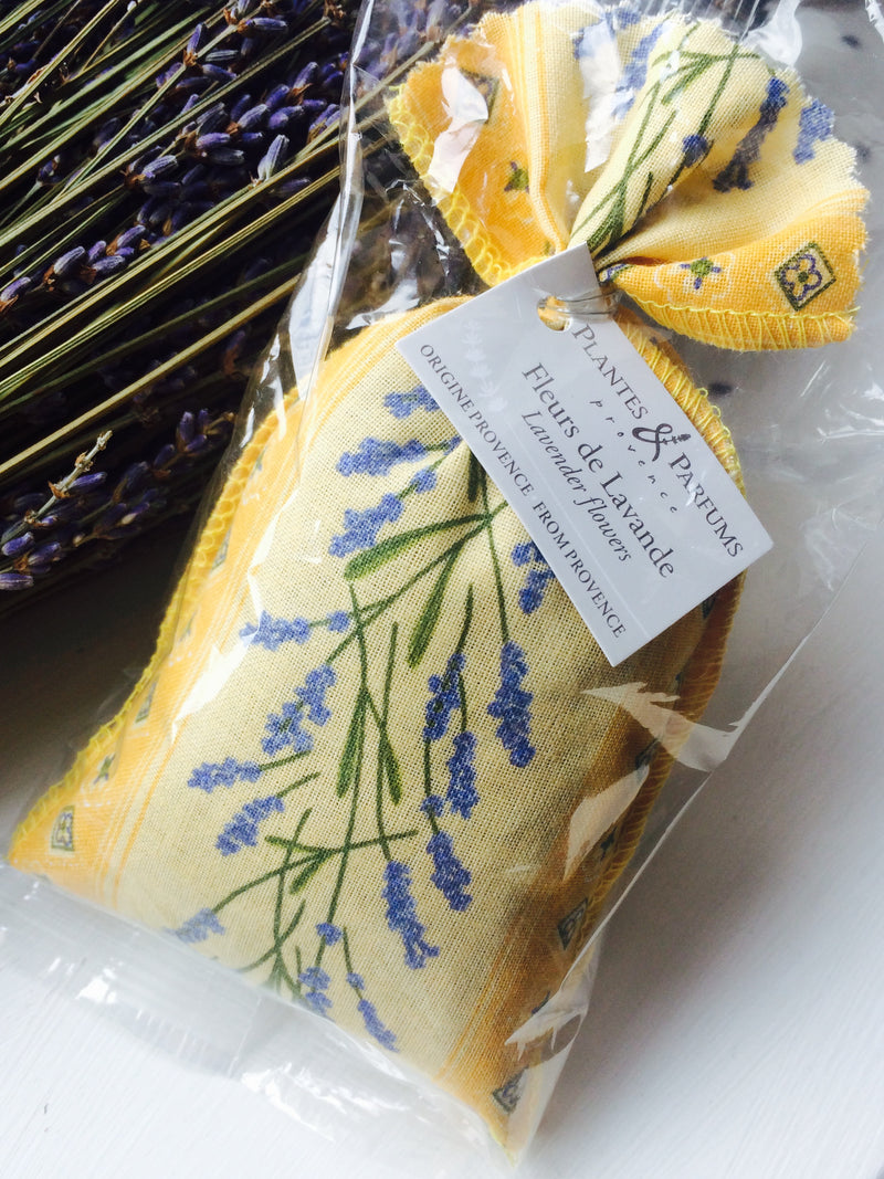 French Lavender- Authentic dried lavender flowers in colourful bags - Divine Yoga Shop